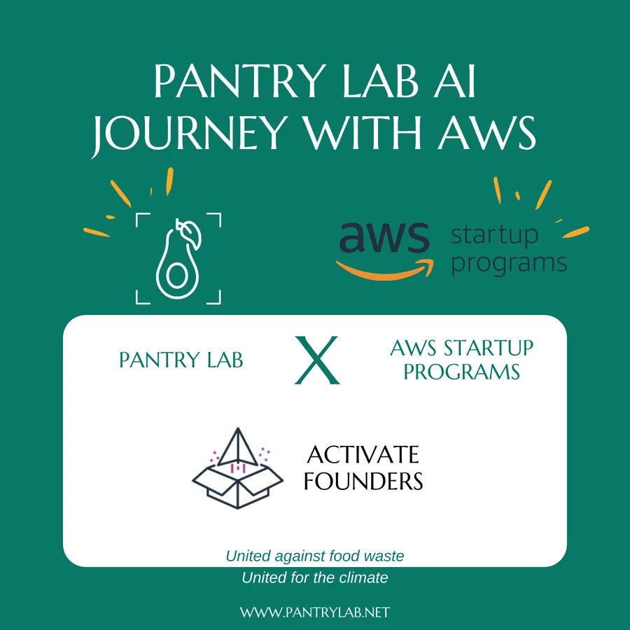 Pantry Lab AI journey with AWS Startup Programs — Activate Founders