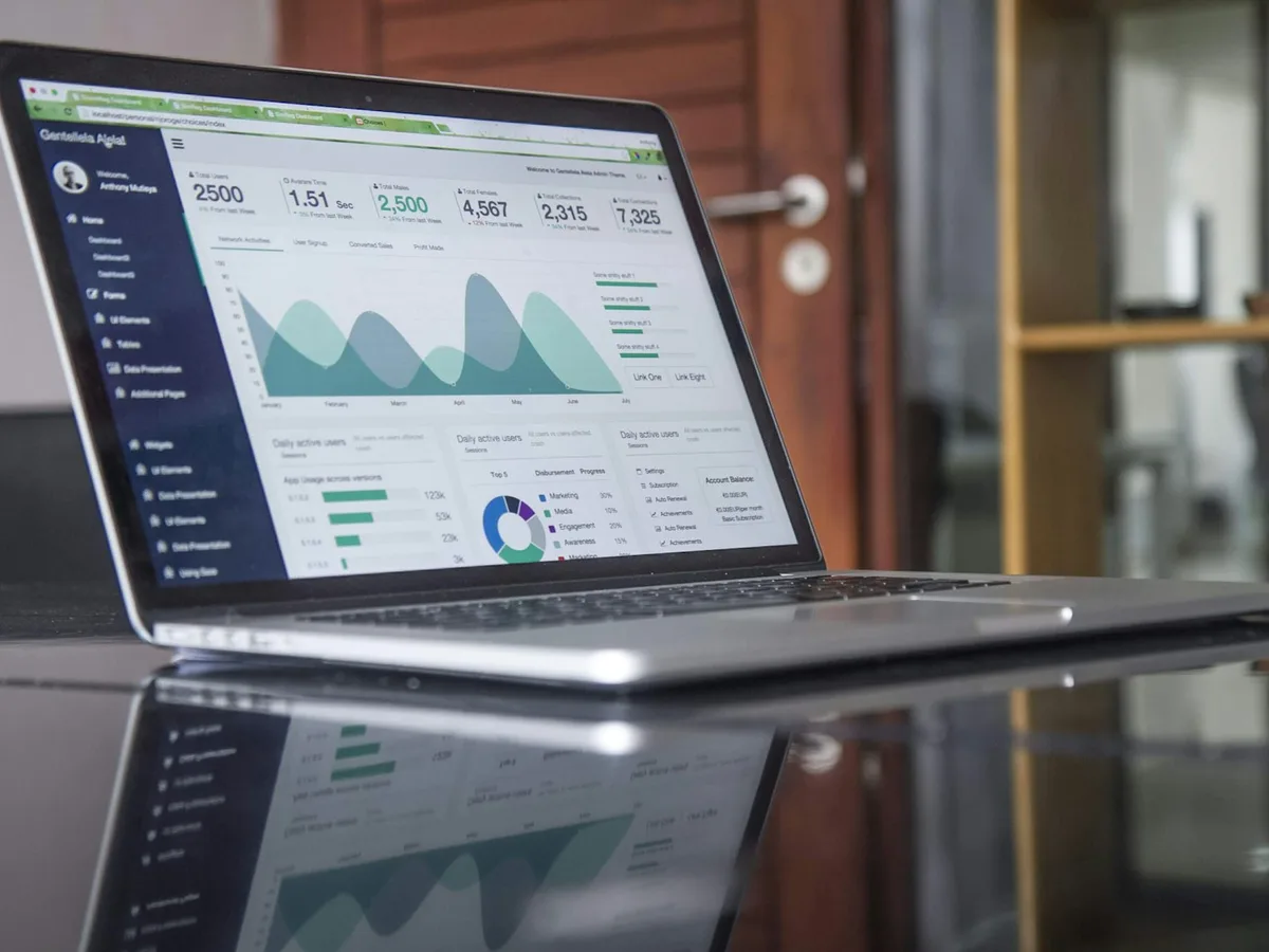 Analytics dashboard showing consumption and demand data